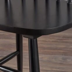 Ansley Farmhouse Cottage 7-piece Wood Dining Set By Christopher Knight Home - Black + Natural Walnut -Gourmet Interiors 616ed985 ae48 4f2b 9763 f90f89d7e47a