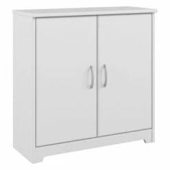 Cabot Small Entryway Cabinet With Doors By Bush Furniture - Heather Gray -Gourmet Interiors 6193d045 01fa 4a58 af8a 7ddd63786b5f