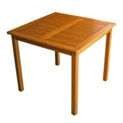 International Caravan TT-VN-0128-TBL Royal Tahiti Outdoor Square Dining Table