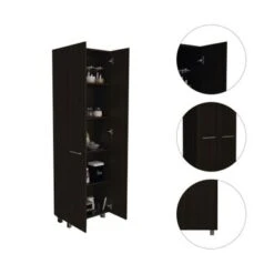 FM Furniture Pensacola, Double Door Pantry Cabinet, Five Interior Shelve - N/A - White 23 FM Furniture Pensacola, Double Door Pantry Cabinet, Five Interior Shelve - N/A - White -Gourmet Interiors 6335d55d 254e 43fb 94d0 6a172d4a97ad