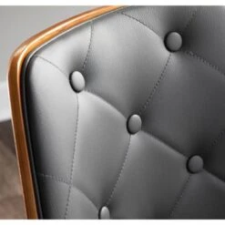 Carson Carrington Arvika Mid-century Modern Walnut Wood Dining Chair - N/A - White -Gourmet Interiors 636e25a8 8127 435e bd5f 2194ae1c9585