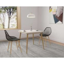 Carson Carrington Tackbyn Mid-Century Curved Dining Chair (Set Of 2) - Black 24 Carson Carrington Tackbyn Mid-Century Curved Dining Chair (Set Of 2) - Black -Gourmet Interiors 64a21f7d e357 4aec a828 98635f25b158