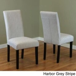 MONSOON Villa Set Of 2 Stripe Linen Dining Chairs - Villa Blue Stripe Linen Dining Chairs (Set Of 2) -Gourmet Interiors 64a7c477 8791 4dc6 94d1 5f1d7e1fc1ca