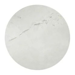 Declaration Dining Table 48" White & Silver - 59.1 -Gourmet Interiors 64a93d60 6cc3 44fe a71d c614eb252f49