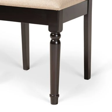 Baxton Studio Cherese Modern And Contemporary 2-PC Dining Chair Set - Beige Sand 8 Baxton Studio Cherese Modern And Contemporary 2-PC Dining Chair Set - Beige Sand - Image 6