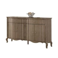 Server With Drawers In Antique Taupe - Antique Taupe