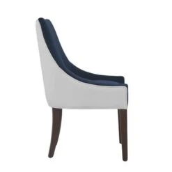 Julianna Upholstered Dining Chair By Greyson Living - Smoke/Snow -Gourmet Interiors 67b32c72 78cf 42bd a856 83c7b8a682c7