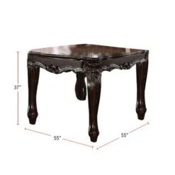 Square Wood Counter Height Table - Cherry Oak -Gourmet Interiors 682d42e5 93a5 4e1d 9bae c5afdfbaef14