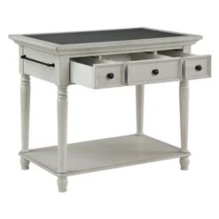 Nottingham Kitchen Island - Stationary - Antique White -Gourmet Interiors 68cf72c4 e31b 4aba 9b88 defade8680a9