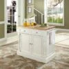 Oxford Butcher Block Kitchen Island - 47.75 "W X 23 "D X 35.75 "H - Stationary - White - Wood -Gourmet Interiors 68d0a61e bef8 47c8 b0bb 92ef232ebc7e