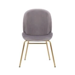 Porthos Home Cace Velvet Gold Leg Dining Chair - Blue -Gourmet Interiors 69298c0a ac49 41ac 92e6 8ea3337c803b