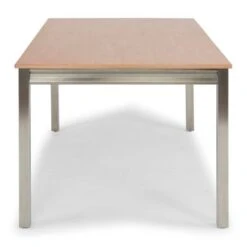 Sheffield Table, Dining By Home Styles - Whitewash, Wood Top, Stainless Frame -Gourmet Interiors 6a31da30 0d5c 44e1 8177 78c15a03b48f