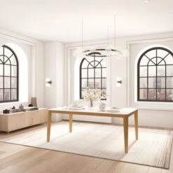 Midtown Concept Indoor 5pc Petheer Dining Set - Black Table And Grey Chairs With Aluminum Legs -Gourmet Interiors 6a4254e4 cb03 4935 8434 c9e2db3fda57