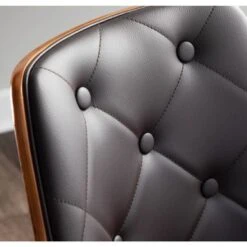 Carson Carrington Arvika Mid-century Modern Walnut Wood Dining Chair - N/A - White -Gourmet Interiors 6a6f2aec bcbf 4fca 8520 c242c58874a3