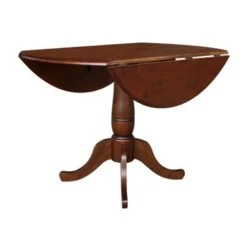 42" Round Top Dining Table And Two Chairs - Espresso - Espresso -Gourmet Interiors 6ae2caf5 d14e 4d5a 8b80 31495e6cd26c
