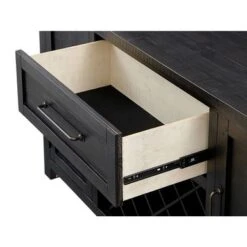 Napa Solid Wood Server By Martin Svensson Home - Black -Gourmet Interiors 6c16323a dc5e 4a88 a428 29f98c10ea12