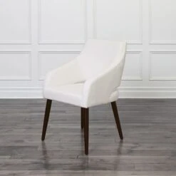 Abbyson Mansell Linen Upholstered Dining Chair - Single - Dark Blue -Gourmet Interiors 6c3dbd23 c41e 4511 b03f 98d3b4aa25bd