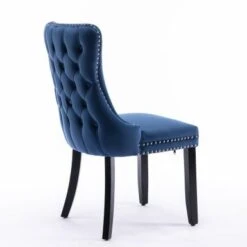 Upholstered Wing-Back Dining Chairs(Set Of 2) - N/A - Blue 28 Upholstered Wing-Back Dining Chairs(Set Of 2) - N/A - Blue -Gourmet Interiors 6c978ef2 1b57 4dda 9966 6eccdd4aed67