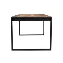 Handmade Timbergirl Reclaimed Wood And Metal Dining Table (India) - 60 Reclaimed Mango Wood Dining Table -Gourmet Interiors 6ebac6c6 51dd 43d4 8fe1 025d74e9f4ab