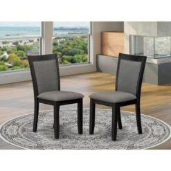 East West Furniture Linen Fabric Upholstered High Back Dining Chairs Set Of 2- (Fabric Color Options) - MZCNT04 38 East West Furniture Linen Fabric Upholstered High Back Dining Chairs Set Of 2- (Fabric Color Options) - MZCNT04 -Gourmet Interiors 6ff5989a d103 4444 b918 d7d88ba9cee0