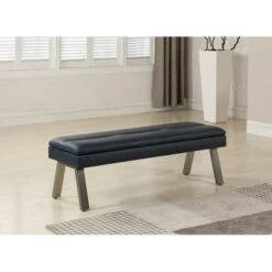 Somette Janice Blue Dining Bench - Single - Dining Height -Gourmet Interiors 7021ce15 1d29 4cc4 b0ff 544c36d9d3ee