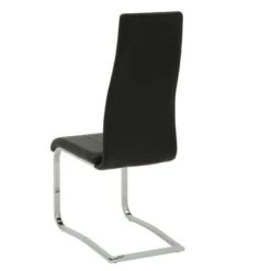 Set Of 4 Side Chairs With Metal Legs - Black -Gourmet Interiors 70382db4 efe2 4047 a6bd d0eddf6c1632