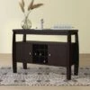 DH BASIC Mod Buffet Table With Shelf And Wine Grid By Denhour - Cappuccino -Gourmet Interiors 7199aee1 7d9c 4a2f a1d6 435736bb0347