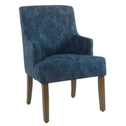 HomePop Meredith Dining Chair - Patterned Indigo - Dark Blue -Gourmet Interiors 71eb7932 9476 4fd9 b9af 777ec8c0060d