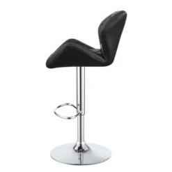 Adjustable Bar Stools Chrome And Black (Set Of 2) -Gourmet Interiors 72df9df8 b3b2 428d a5a1 21347d5882d5