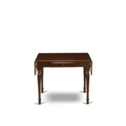 Wooden Dining Table And Chocolate Linen Fabric Upholstery Seat Kitchen Dining Chairs - Mahogany Finish (Pieces Option) - MZNO3-MAH-C 23 Wooden Dining Table And Chocolate Linen Fabric Upholstery Seat Kitchen Dining Chairs - Mahogany Finish (Pieces Option) - MZNO3-MAH-C -Gourmet Interiors 74488d06 f419 4c19 8072 8321f9a4cedd