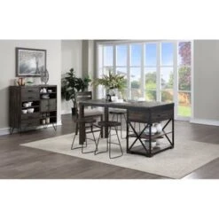 Somette Canyon Ridge Brown Counter Height Dining Table - 66"W X 36"D X 36"H - 66"W X 36"D X 36"H - Brown -Gourmet Interiors 764caa2d 5619 4db6 9ce1 d1f33990d75e