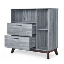 Rattler Indoor 2 Drawer Cabinet By Christopher Knight Home - Sanremo Oak + Wenge -Gourmet Interiors 76584089 6dc6 4add 910f bd02c8682f53