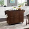 Eleanor Black Granite Top Kitchen Cart - Kitchen Cart -Gourmet Interiors 76786dbb af2e 4c1b adab 2674692ed528
