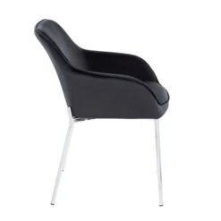 Silver Orchid Galotti Chrome Upholstered Dining Chair (Set Of 2) - Black Velvet -Gourmet Interiors 770facb9 9dda 4913 8820 d17277919f8f