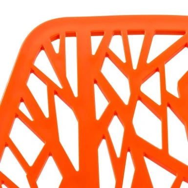 LeisureMod Asbury Modern Open Back Plastic Dining Side Chair Set Of 2 - Taupe 20 LeisureMod Asbury Modern Open Back Plastic Dining Side Chair Set Of 2 - Taupe - Image 18