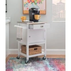 Schley Apartment Cart White -Gourmet Interiors 77e2582c 6bc3 4982 bd5e a748e0917ff1