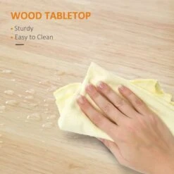 HOMCOM Compact Kitchen Island Cart On Wheels, Rolling Utility Trolley Cart With Storage Shelf & Drawer For Dining Room - Grey -Gourmet Interiors 7898281a 92a6 4787 a01f d20238afe6ea