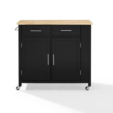 Savannah Wood Top Drop Leaf Kitchen Island/Cart - 30"d X 42"w X 37"h - Mint 14 Savannah Wood Top Drop Leaf Kitchen Island/Cart - 30"d X 42"w X 37"h - Mint - Image 12