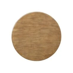 36" Round Top Pedestal Table - Hickory/Stone - Dining Height - Distressed Hickory/Stone -Gourmet Interiors 78cdd15b a08c 4e99 9edc 18d72d54afd2