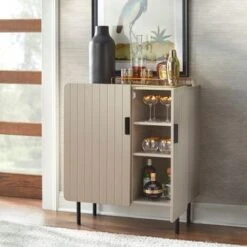 Simple Living Fulton Channel Front Buffet/Sideboard - Blue -Gourmet Interiors 7afc0a84 fd19 461f abad 002bb4f27b51