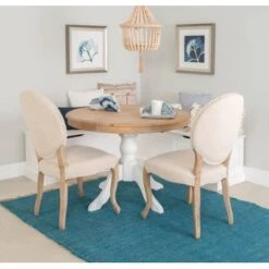 Danbury Backless Corner Breakfast Nook White -Gourmet Interiors 7b434416 7d9b 40e6 916d d32c843ac7b2