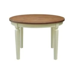 44 X 44 In. Round Top Dining Table - N/A - Hickory/Shell -Gourmet Interiors 7c962631 9706 4163 aff3 4c5dbe176701