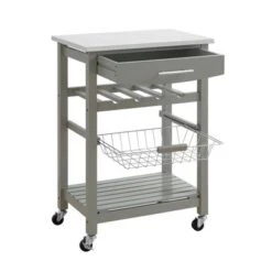 Causey Kitchen Cart Grey 7 Causey Kitchen Cart Grey -Gourmet Interiors 7ca5e3a3 acbd 49c5 96c8 0538d780552f