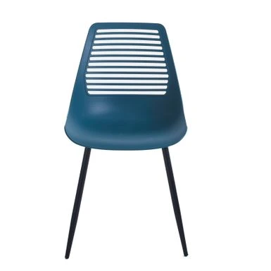 Porthos Home Ebrill Dining Chairs Set Of 2, Plastic Shell, Iron Legs - Black 12 Porthos Home Ebrill Dining Chairs Set Of 2, Plastic Shell, Iron Legs - Black - Image 10