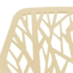 LeisureMod Asbury Modern Open Back Plastic Stackable Dining Side Chair - Green -Gourmet Interiors 7d594136 cf8e 4ea2 8cf1 6ff448c05245