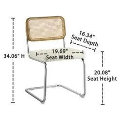 Art Leon Modern Upholstered Dining Chairs (Set Of 2) - Yellow Brown -Gourmet Interiors 7e3cb2b6 de88 4cdc bdec 15d0247ccb64