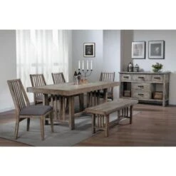 Wood Veneer Side Chair With Slatted Back, Brown, Set Of 2 - Set Of 2 -Gourmet Interiors 7e942a8c 6530 4919 9193 b4ab49ab4261