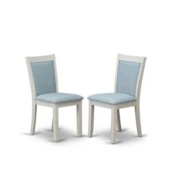 East West Furniture Linen Fabric Upholstered High Back Dining Chairs Set Of 2- (Fabric Color Options) - MZCNT04 31 East West Furniture Linen Fabric Upholstered High Back Dining Chairs Set Of 2- (Fabric Color Options) - MZCNT04 -Gourmet Interiors 7e988d67 b242 40f4 b99c 66a9dc0c41b8