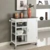 Porch & Den Ringsby Wooden 3-shelf Kitchen Cart - White 1 Porch & Den Ringsby Wooden 3-shelf Kitchen Cart - White -Gourmet Interiors 7f185746 9fc2 4d56 9b3d 2c5a29c98de9