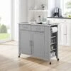 Savannah Stainless Steel Top Full-Size Kitchen Island/Cart - 37"H X 42"W X 18.25"D - Kitchen Cart - Stainless Steel - Grey 1 Savannah Stainless Steel Top Full-Size Kitchen Island/Cart - 37"H X 42"W X 18.25"D - Kitchen Cart - Stainless Steel - Grey -Gourmet Interiors 7fac5f04 fe68 4462 a449 be960e15c6cd